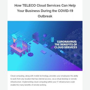 Teleco Cloud Services Can Help Your Business During The Covid-19 Outbreak
