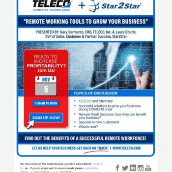 Webinar: Join Our Webinar And Find Out The Benefits Of A Successful Remote Workforce