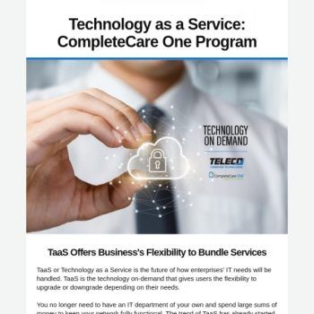 Technology As A Service: Completecare One Program From Teleco.