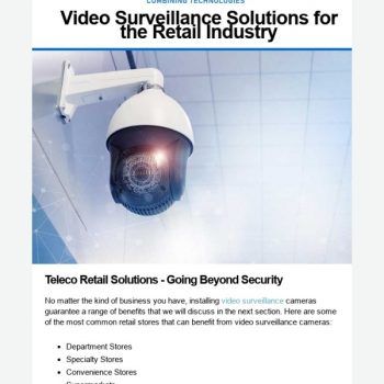 Video Surveillance Solutions For Retail Industry